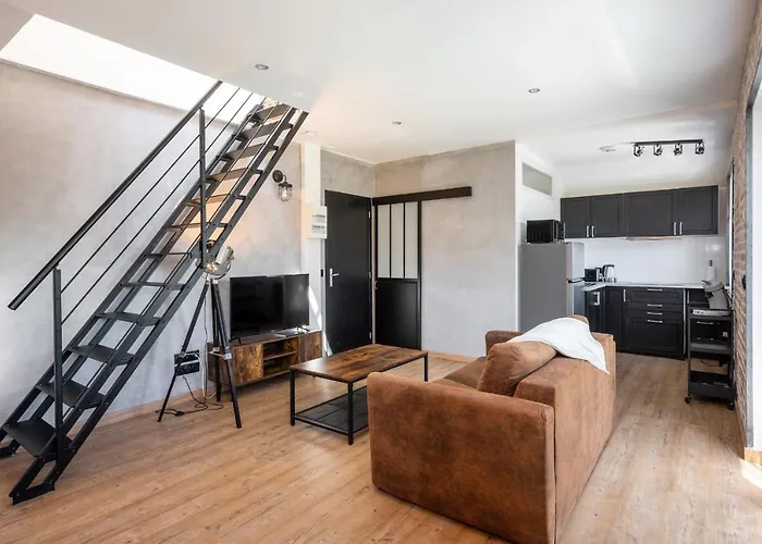 Superbe Loft Industriel - Casa Vostra - Caution 800 Eur & Id Requises - Gaillard Tram-Frontiere