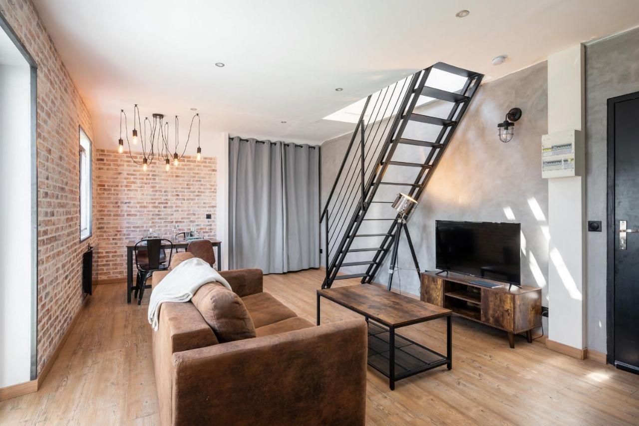 Superbe Loft Industriel - Casa Vostra - Caution 800 Eur & Id Requises - Tram-frontiere Apartment *